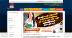 Desktop Screenshot of devineprinting.com